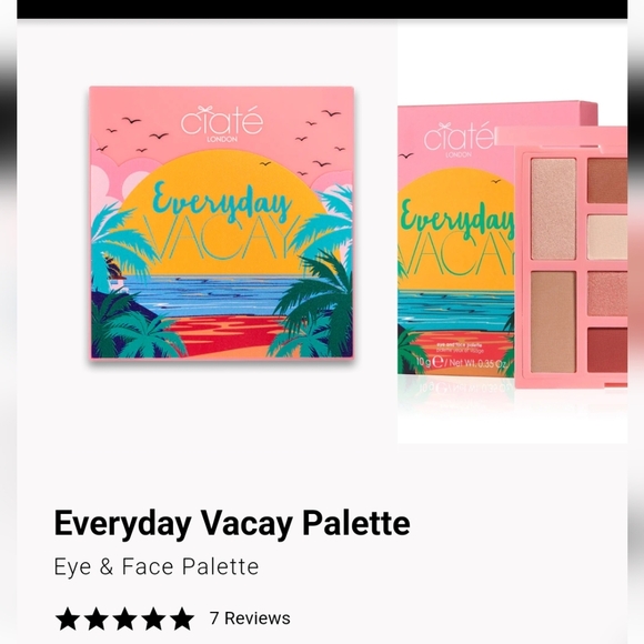 Ciaté Everyday Vacay Eye & Face Palette 12-shade bronzing, blusher & highlight - Picture 12 of 12